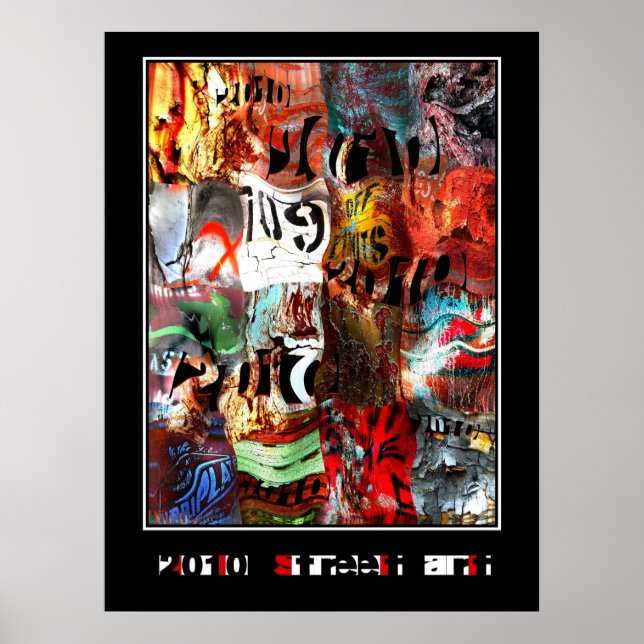 Posters Zizzago Street Art Abstract Urban Grunge (Front)