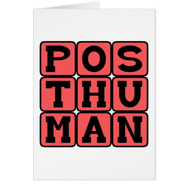 Posthuman, Science Fiction Concept (Front)