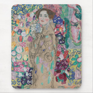 Posthumous Portrait of Ria Munk by Gustav Klimt Mouse Pad