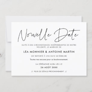 Posting Posted Marriage & New Date Invitation