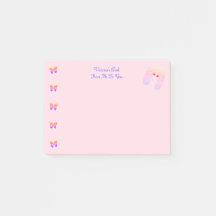 PostIt Notes pad for girls template