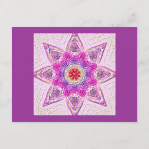 Postkarte 02 "Star of Violet" Postcard