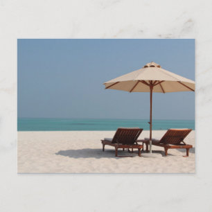 Postkarte - Abu Dhabi - Dubai -Strand Postcard