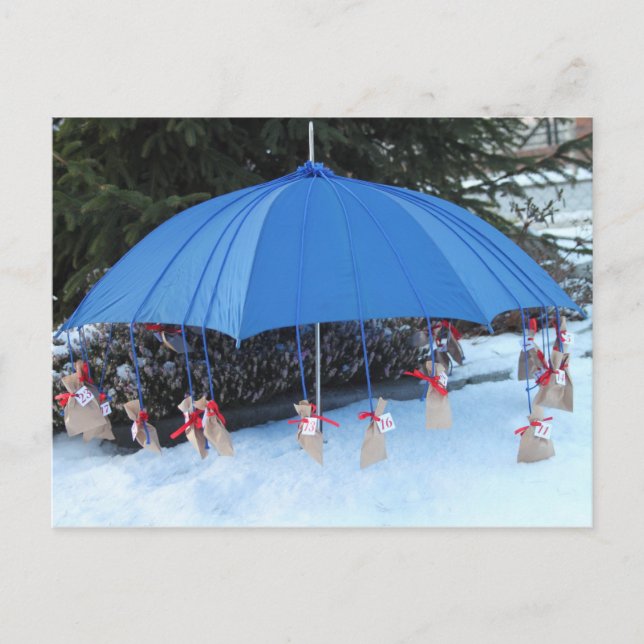 Postkarte - Adventskalender Postcard (Front)