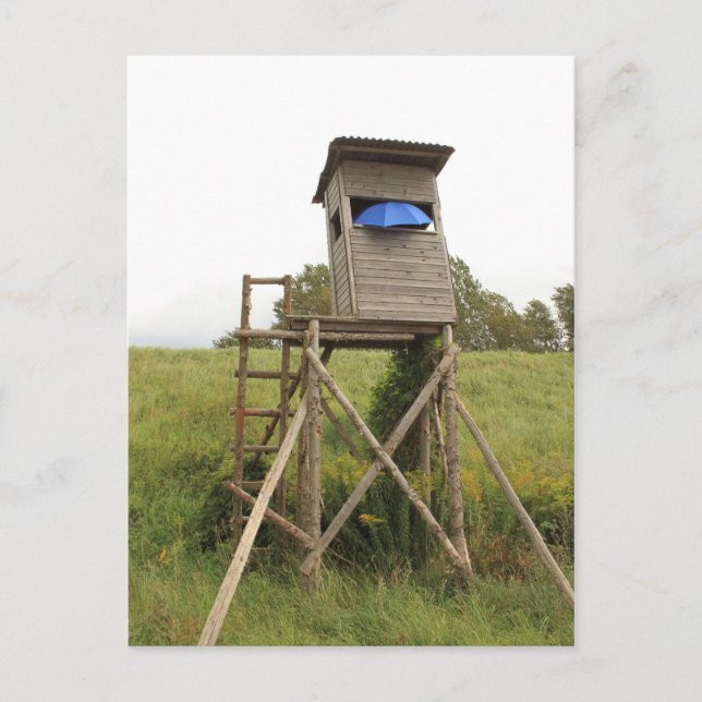 Postkarte - auf der Pirsch Postcard (Front)