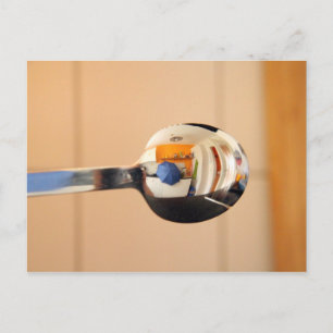 Postkarte - Ein Teelöffel Schirm Postcard