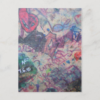 Postkarte - Grafitti Postcard