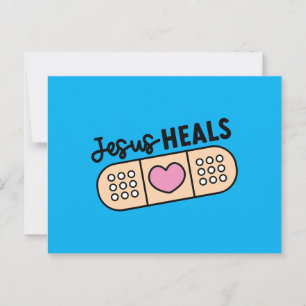 Postkarte Jesus heilt - Jesus heals Postcard