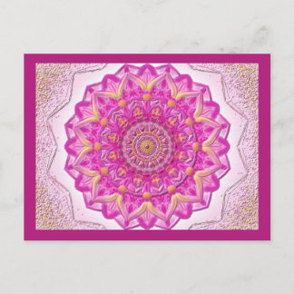 Postkarte MagicMandala Magenta Postcard