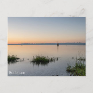 Postkarte vom Bodensee mit Alpen Postcard
