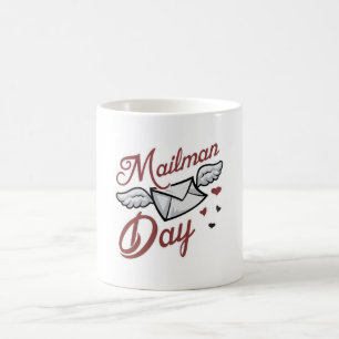 Postman Job Post Mail Mailman Day Delivery Gift Coffee Mug