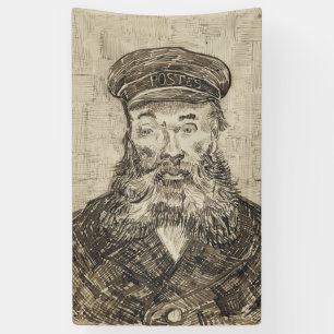 Postman Joseph Roulin (Sepia Sketch) (by van Gogh) Banner