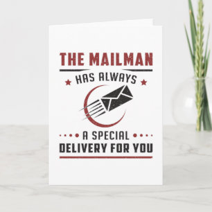 Postman Mailman Day Post Mail Job Delivery Gift Card