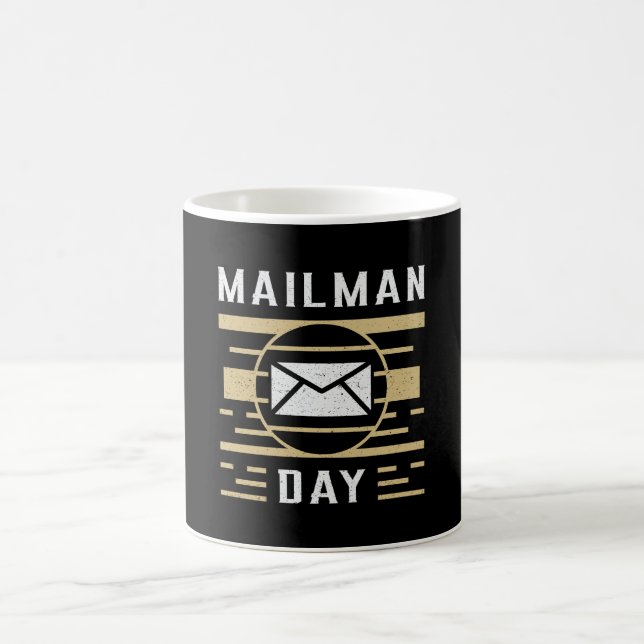 Postman Post Mail Delivery Mailman Day Gift Idea Coffee Mug (Center)