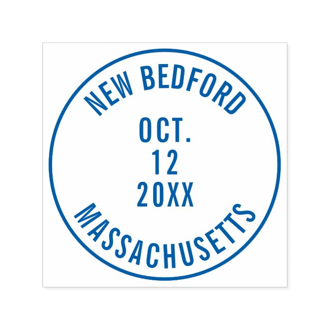 Postmark Create Your Own Self-inking Stamp (Design)