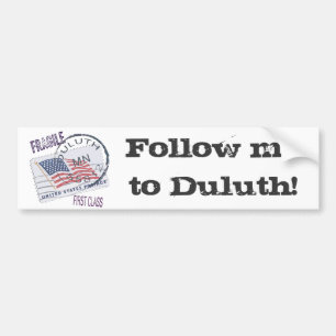 Postmark Duluth 55812 Bumper Sticker