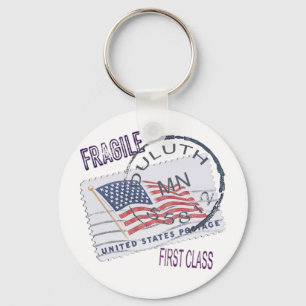 Postmark Duluth 55812 Key Ring