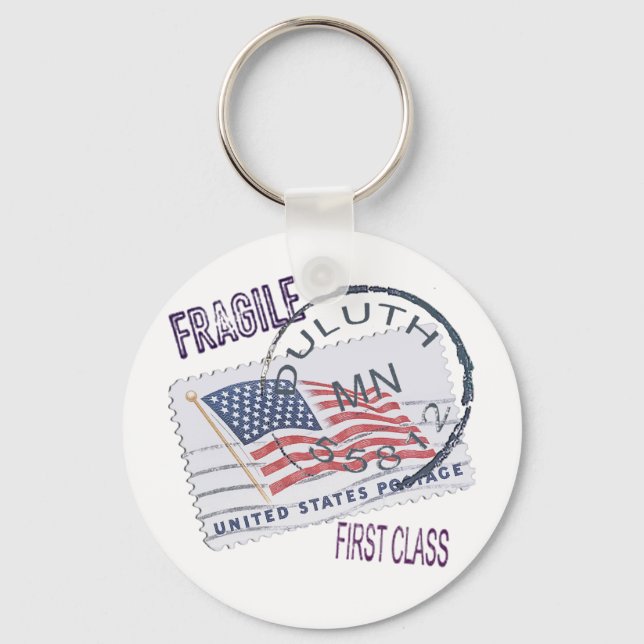 Postmark Duluth 55812 Key Ring (Front)