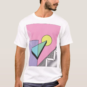 Postmodern Geometric: Abstract Composition T-Shirt