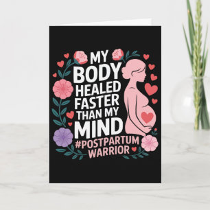 Postpartum Depression Mother Mama Maternal Mental Card