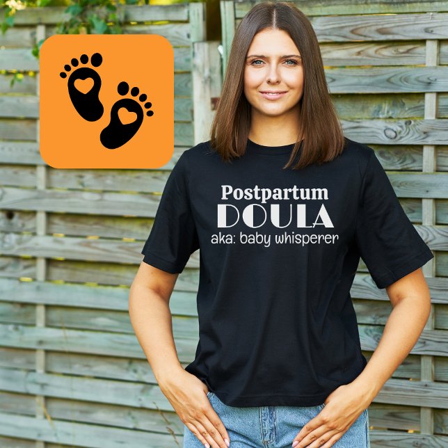 Postpartum Doula, aka Baby Whisperer Retro T-Shirt (Creator Uploaded)