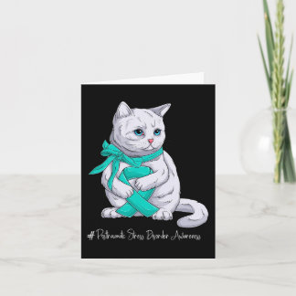 Posttraumatic Stress Disorder Awareness Month Teal Card