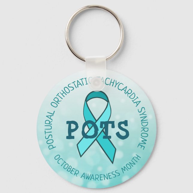 Postural orthostatic tachycardia syndrome key ring (Front)