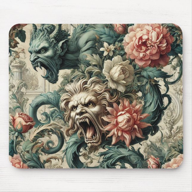 Posture of Perdition – Gothic Victorian Mouse Pad (Front)