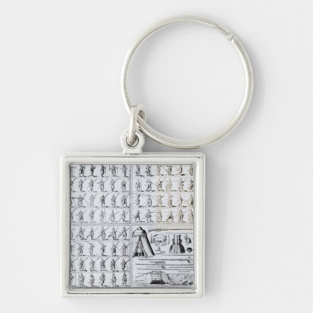 Postures for Musketeers and Pikemen Key Ring (Front)