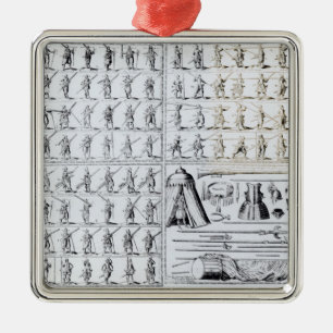 Postures for Musketeers and Pikemen Metal Ornament