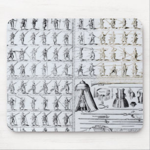 Postures for Musketeers and Pikemen Mouse Pad