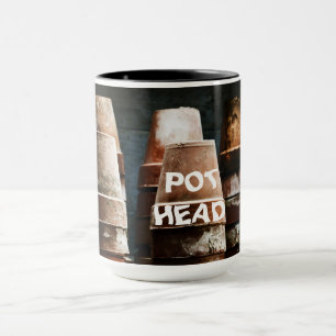 Pot Head Ceramic Mug