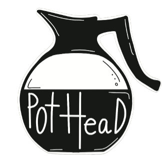 Pot Head Coffee Lover Coffee Pot Sticker