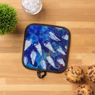 Pot Holders in Skyburst Design