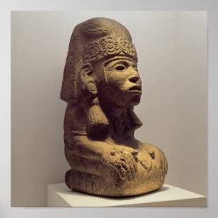 Pot in the form of a kneeling figure, 800-1200 poster