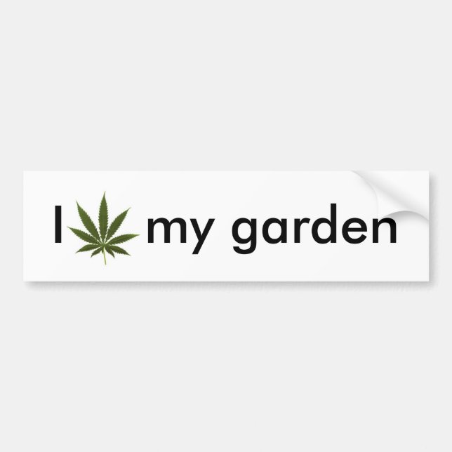 pot_leaf_tattoo, I     my garden Bumper Sticker (Front)