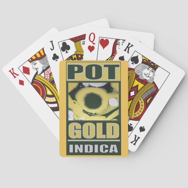 POT O GOLD INDICA PLAYING CARDS (Back)