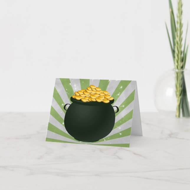 Pot o' Gold Thank You Card (Front)