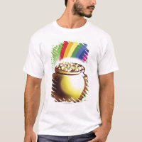 Pot of gold and rainbow