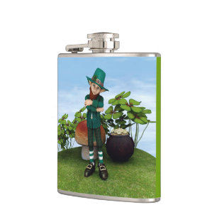 Pot of Gold Hip Flask