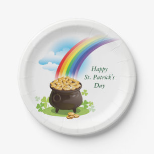 Pot of Gold Paper Plate