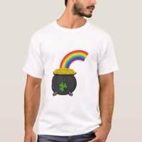 Pot of Gold Rainbow Cartoon