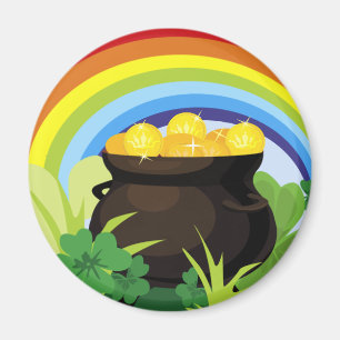 Pot Of Gold St. Patrick's Day Gift Magnet