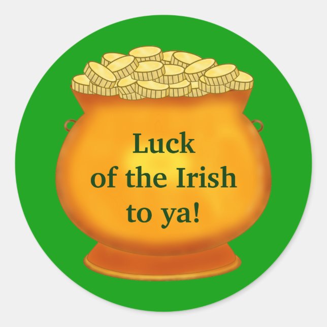 Pot Of Gold sticker (Front)