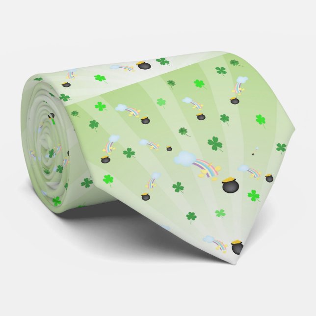 Pot of Gold Tie (Rolled)