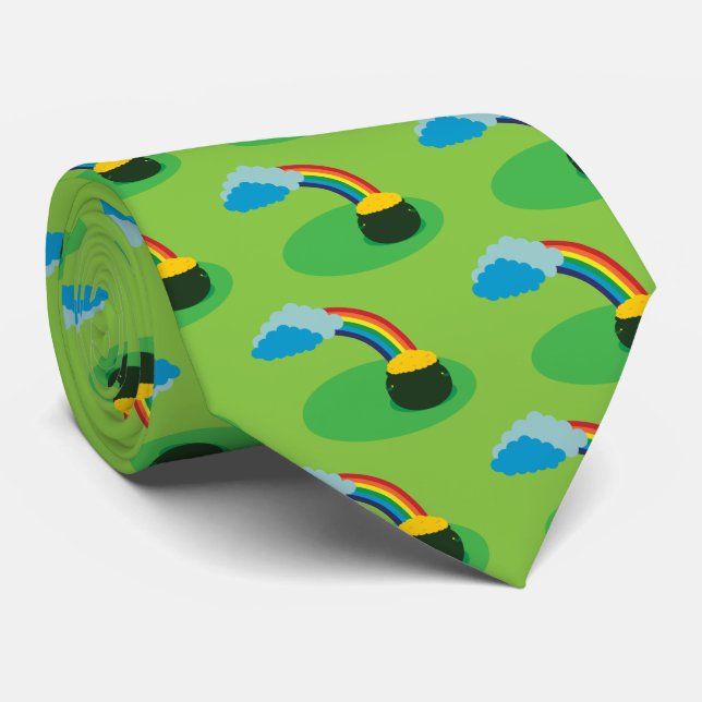Pot of Gold Tie (Rolled)