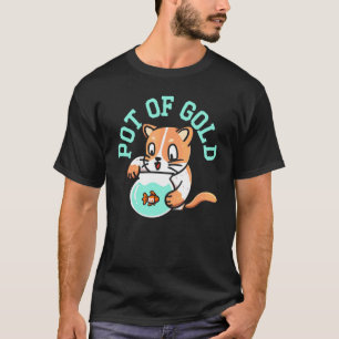 Pot Of Gold Underwater Goldfish Fish Aquarist Fish T-Shirt