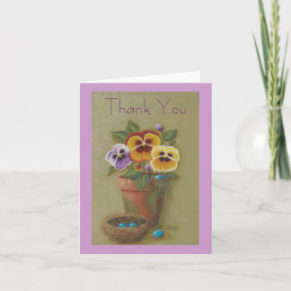 Pot of Panies Thank You Card