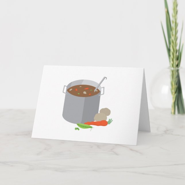 Pot Of Soup Card (Front)
