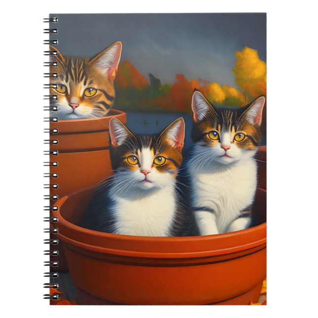 Pot Plant Kittens, Notebook (Front)